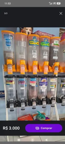Dispenser para grãos em geral