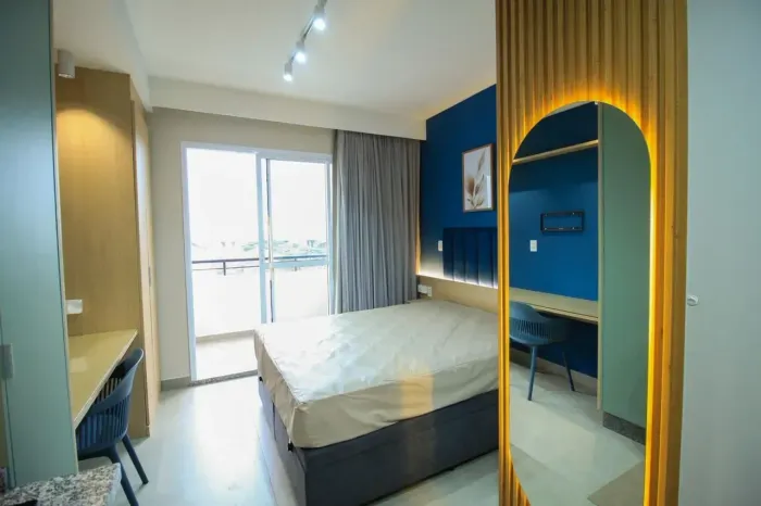 Studio para alugar com 25m², 1 quarto e sem vaga