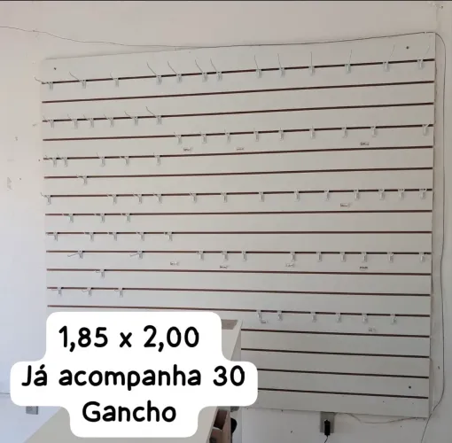 Painel Canaletado Para Loja C/30Gancho