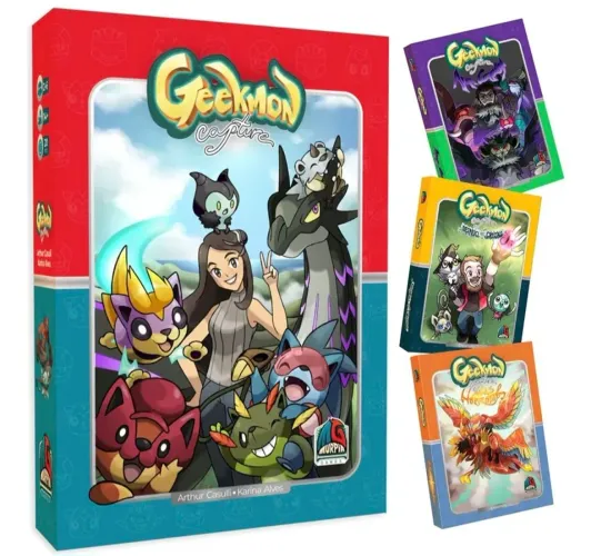 Geekmon Capture, completo com 4 expansões