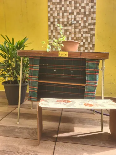 Mesa de camping vintage  " WEEKEND COPAY"