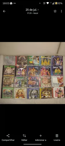 Coleção de CD'S de sambas de enredo RJ 
