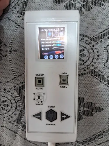 Cama casal Box com colchão massageador