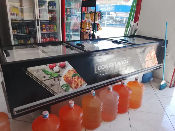 Ilha horizontal para mercado