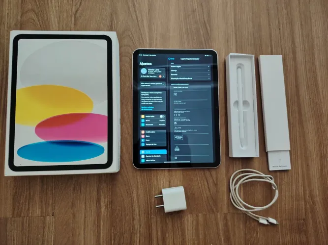 IPAD 10 GERAÇÃO NOVÍSSIMO COM CANETA AC CARTÃO