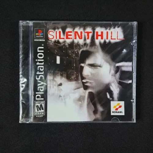 Silent Hill Prensado para PS1. Playstation 1 Novo e Lacrado. Cd Mídia prata Jogo Em Inglês