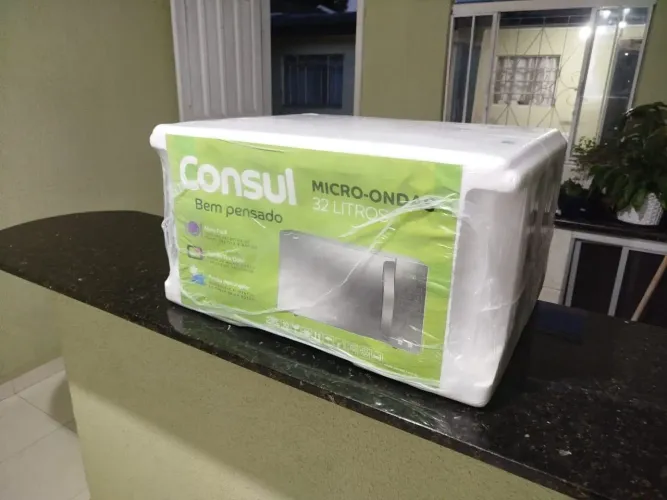 Microondas Consul Espelhado 32L 127v, NOVO, NA EMBALAGEM, LACRADO, sem observações.