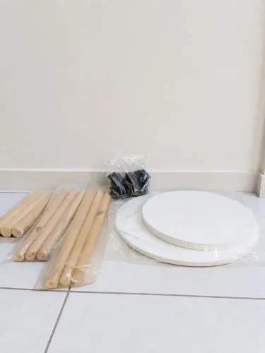 Kit trio de mesinhas, novas desmontadas
