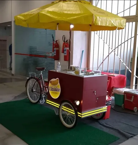Carrinho Gourmet Bike Food Completo com Estrutura