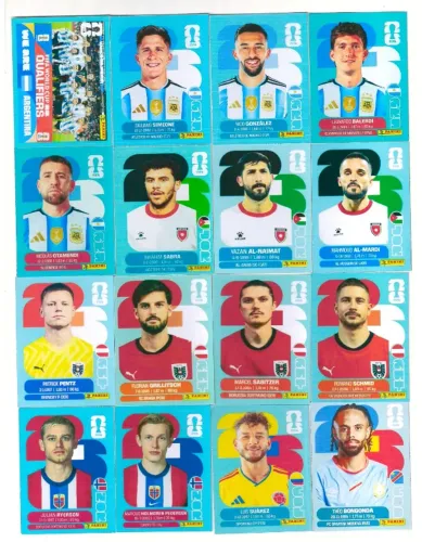 LOTE DE FIGURINHAS ALTERNATIVA DA COPA DO MUNDO 2026