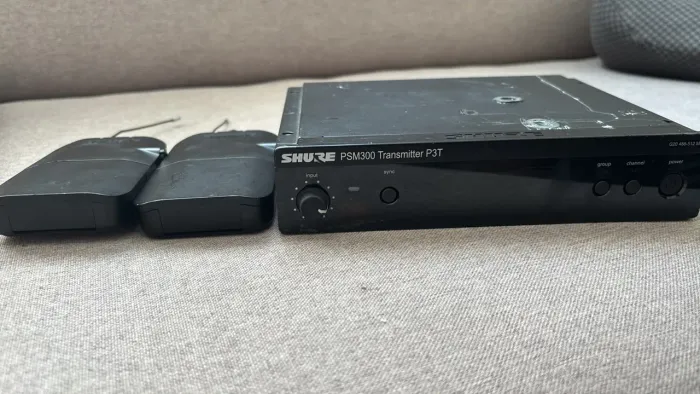 Vendo transmissor de fone Shure PSM300 completo