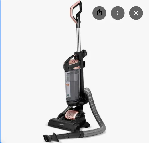 Aspirador de Pó Vertical Midea PowerDust 12000 (Preto com detalhes em Cobre/Rosé)