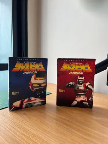 Box O Fantástico Jaspion Vol 1 e 2 Edição especial 10 DVDs