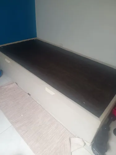 Cama box baú solteiro