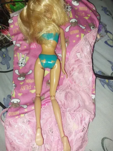 Prancha da barbie vida de sereia com calda 