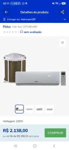 Ar condicionado consul 9000 btus