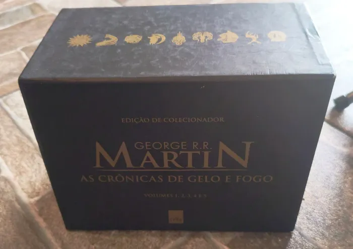 Box As crônicas de gelo e fogo (Game of thrones) Edição de colecionador