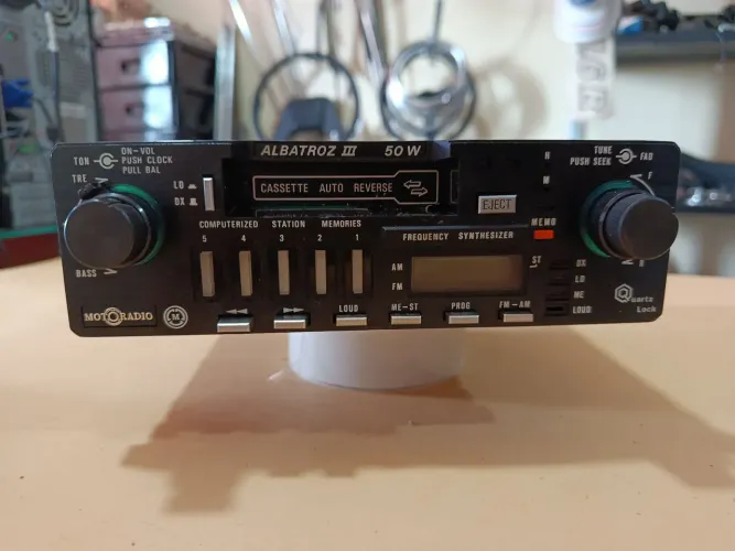 Rádio motoradio albatroz 3 original perfeito para opala diplomata 