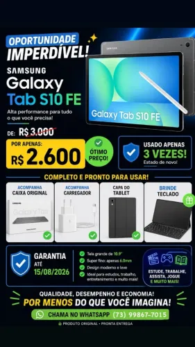 Tablet Samsung S10 FE