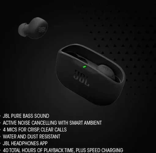 Fone de ouvido com Bluetooth JBL por 190