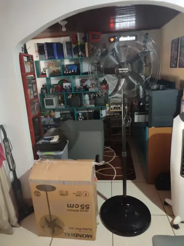 Novo! Ventilador Mondial Turbo Pro-55 150W 1.20 m até 1.80 m.
