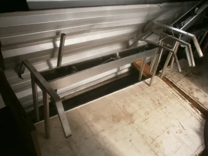 armação em inox - para buffet de restaurante - sanca protetora saliva- varios tamanhos