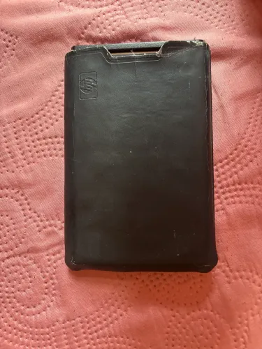 Calculadora HP 12C com capa de couro 