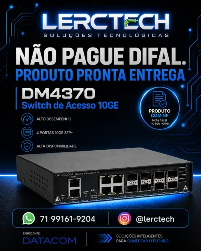 Switch Datacom Dm4370 4GT+4GX+4XS