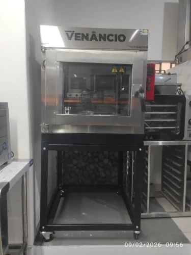 Bh forno industrial turbo Venâncio a gás inox interno