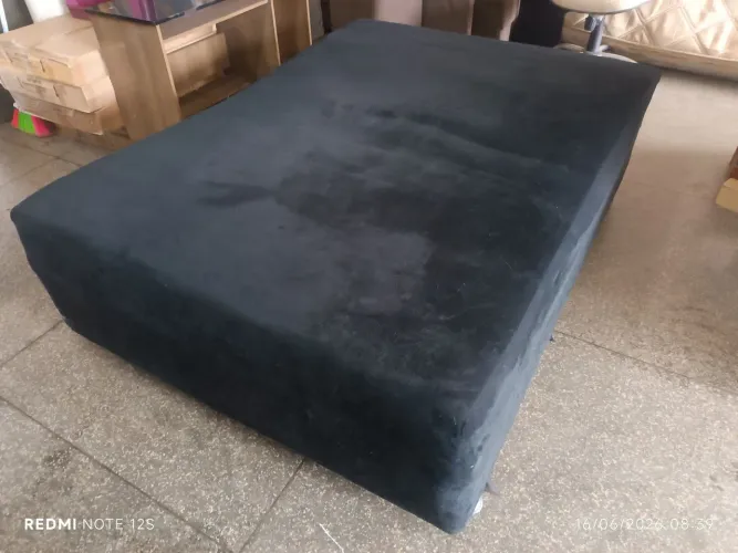 Cama box de casal de espuma conjugada