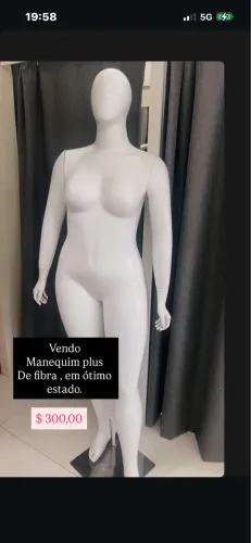 Vendo manequim de vibra plus size