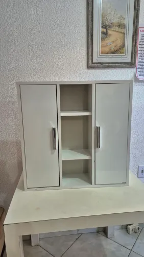 Armário Organizador Multiuso Branco - R$ 150