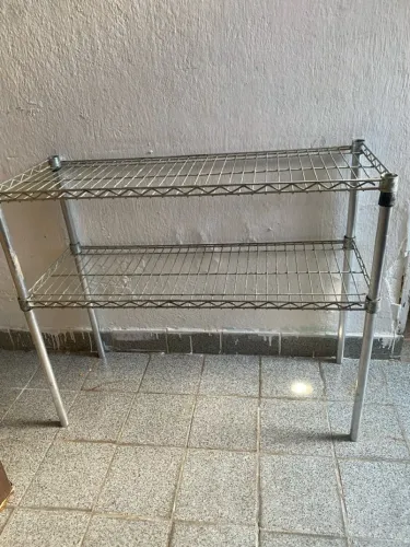 Estante aço inox e alumínio