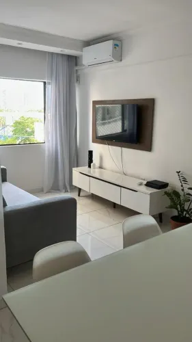 Apto 2qtos, boa viagem, mobiliado, andar alto, piscina, garagem coberta 3500 c/txs