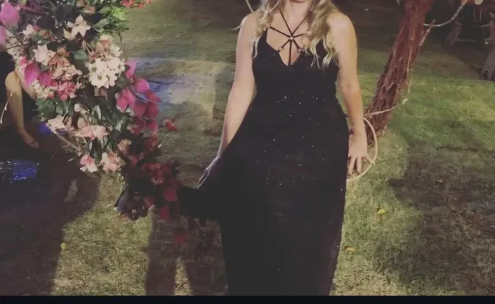 Vestido para festa preto TVZ
