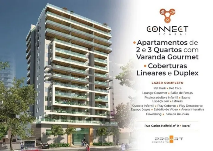 Condomínio Connect Icaraí- Rua Doutor Carlos Halfeld, 9 - Icaraí - Niterói/RJ