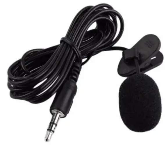 (NOVO) Microfone Lapela com fio P2