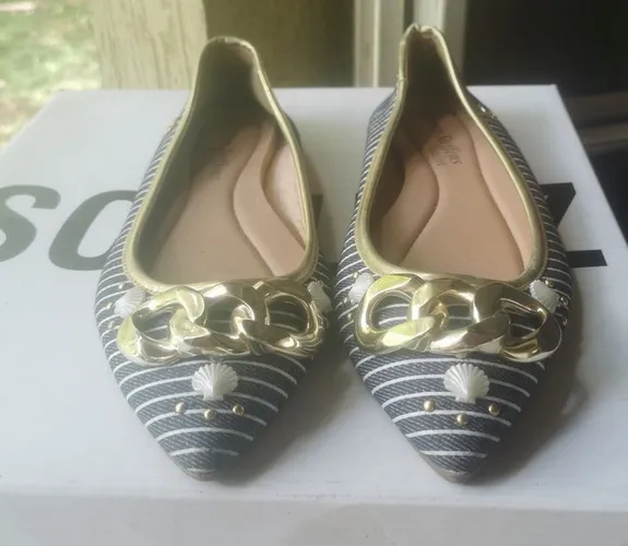 Sapatilha Carmen steffens listrada tam 36