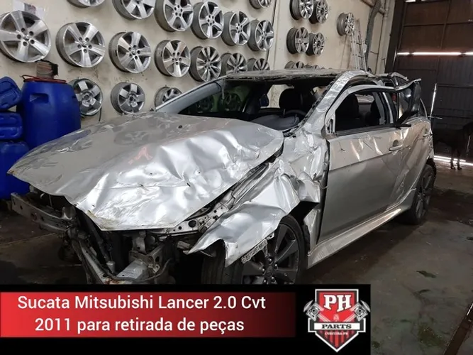 Sucata Mitsubishi Lancer 2.0 Cvt 2011 para retirada de peças 