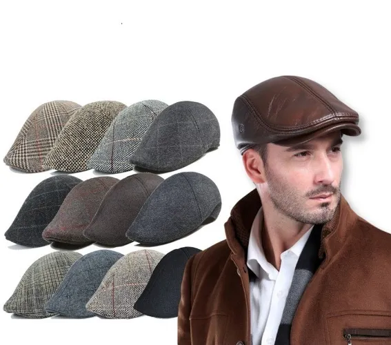 Boina Masculina Italiana Estilo Artista Lançamento