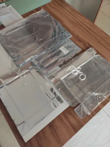 Lote caixa em acetato transparente