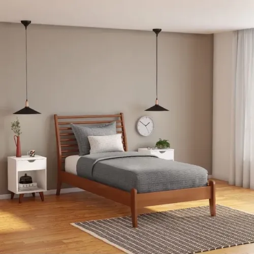 Cama de solteiro mirage high - Tok&Stok 