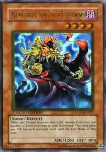 Yugioh!!! Prometheus, King Of The Shadows Gld1-en027 Gold U