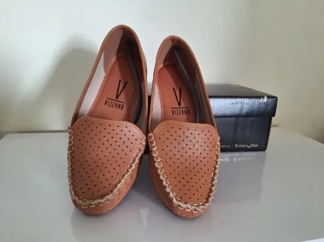 Mocassim Vizzano Pelica Caramelo Original