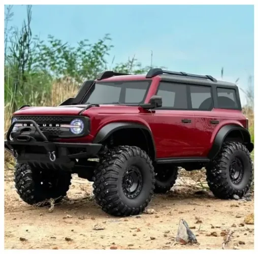 Carro de Controle Automodelo Crawler Rc Hb R1001 Cópia D Traxxas Trx4 Bronco 1/10 - Top!