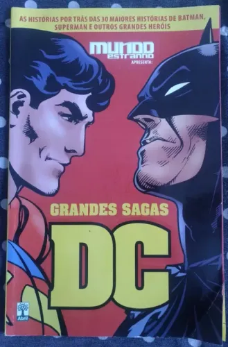 Revista mundo estranho DC grandes sagas em nova em perfeito estado de conservação!