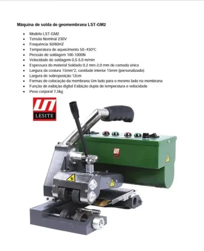 MÁQUINA DE SOLDAR GEOMEMBRANA-LST GM2