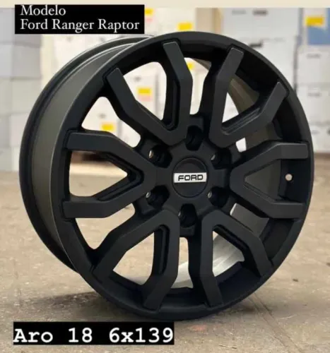 Rodas Ranger Raptor Black aro18 novas em até 10x de R$513,00 no cartão de crédito