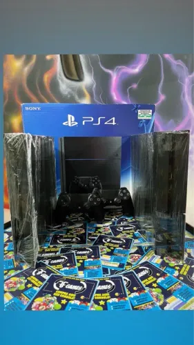 Playstation 4 fosco semi novo + Garantia + Benefícios 