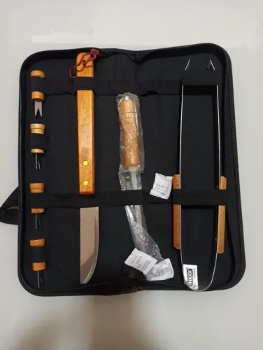 Kit Churrasco - 8 pçs novo
